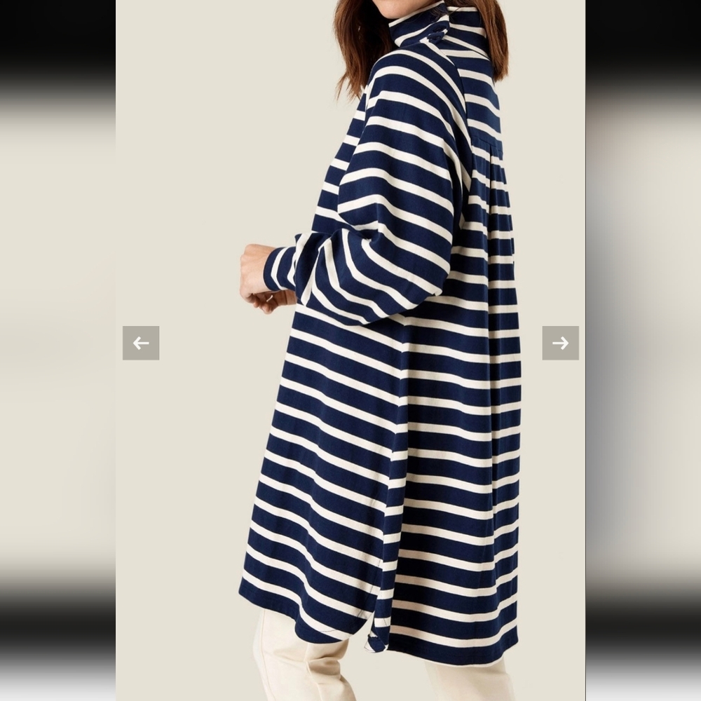 100% Cotton Very Unique Swing Dress By Masai Medium